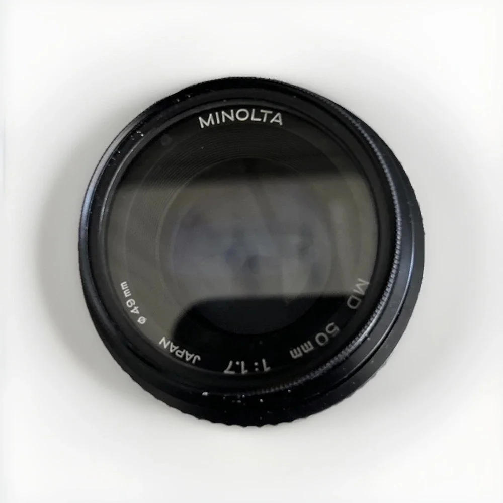 Minolta MD 50mm f/1.7 Manual Focus Lens Rokkor-X Vintage Japan TESTED